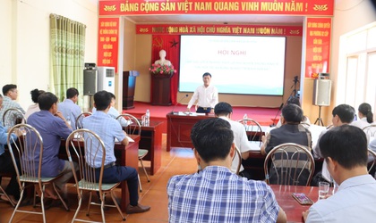 Lãnh đạo UBND xã làm việc với các cơ quan chức năng, các HTX Nông nghiệp về các nhiệm vụ trọng tâm