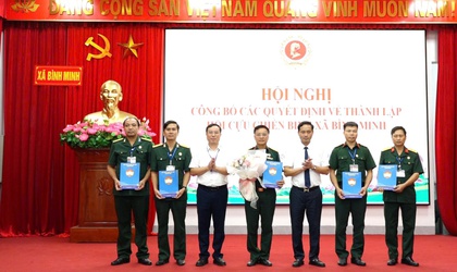 Công  bố Quyết định thành lập hội cựu chiến binh xã Bình Minh
