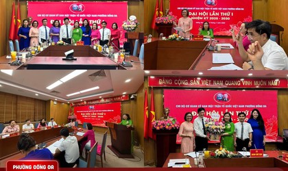 Đại hội chi bộ cơ quan Ủy ban MTTQ Việt Nam phường Đống Đa lần thứ I, nhiệm kỳ 2025 - 2030