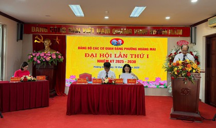 ĐẠI HỘI ĐẢNG BỘ CÁC CƠ QUAN ĐẢNG PHƯỜNG HOÀNG MAI 
LẦN THỨ I – DẤU ẤN ĐOÀN KẾT, TRÍ TUỆ, TRÁCH NHIỆM