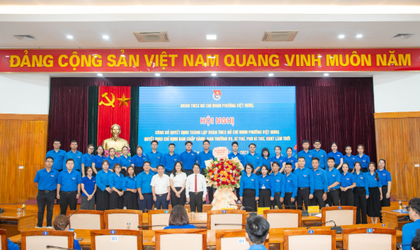 Đoàn TNCS Hồ Chí Minh phường Việt Hưng tổ chức Hội nghị công bố quyết định thành lập và chỉ định các chức danh chủ chốt