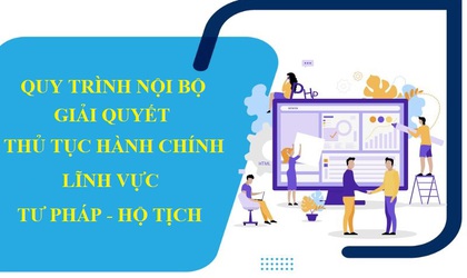 Quyết định phê duyệt quy trình nội bộ - quy trình điện tử giải quyết thủ tục hành chính lĩnh vực Hộ tịch thuộc thẩm quyền của các cơ quan, đơn vị của thành phố Hà Nội