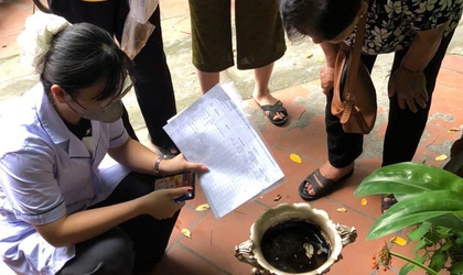 TRẠM Y TẾ PHƯỜNG BA ĐÌNH TỔ CHỨC GIÁM SÁT Ổ DỊCH SỐT XUẤT HUYẾT TẠI NGÕ 92 PHỐ CỬA BẮC