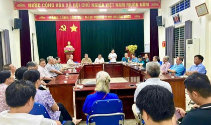 BTV ĐẢNG ỦY XÃ ĐẠI THANH DỰ SINH HOẠT CHI BỘ TẠI THÔN TẢ THANH OAI