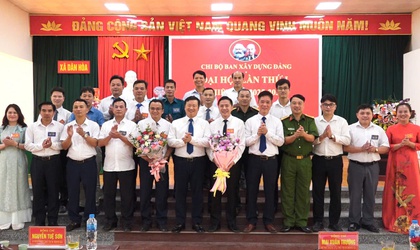 ĐẠI HỘI CHI BỘ BAN XÂY DỰNG ĐẢNG XÃ DÂN HÒA LẦN THỨ NHẤT, NHIỆM KỲ 2025–2030 THÀNH CÔNG TỐT ĐẸP