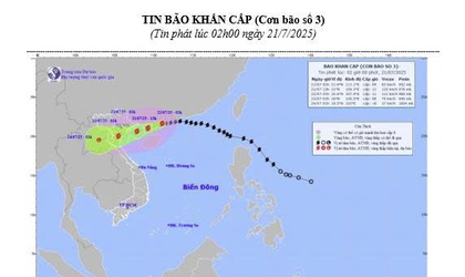 CÔNG ĐIỆN ỨNG PHÓ BÃO SỐ 3