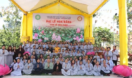 Ni sư truyền cảm hứng cho các hoạt động thiện nguyện
