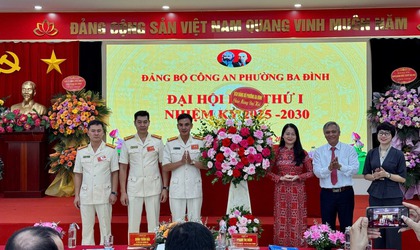 CÔNG AN PHƯỜNG BA ĐÌNH TỔ CHỨC ĐẠI HỘI ĐẢNG BỘ LẦN THỨ I, NHIỆM KỲ 2025–2030 THÀNH CÔNG TỐT ĐẸP