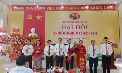Đại hội Đảng bộ UBND xã Thạch Thất lần thứ Nhất, nhiệm kỳ 2025 - 2030: Dấu mốc quan trọng trong xây dựng chính quyền cơ sở vững mạnh, phục vụ Nhân dân.