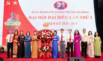 Đại hội đại biểu Đảng bộ Doanh nghiệp phường Hà Đông lần thứ I, nhiệm kỳ 2025–2030 thành công tốt đẹp