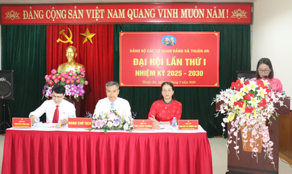 Đại hội Đảng bộ Các cơ quan Đảng xã Thuận An lần thứ I, nhiệm kỳ 2025- 2030