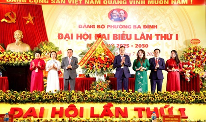 PHƯỜNG BA ĐÌNH TỔ CHỨC THÀNH CÔNG ĐẠI HỘI ĐẠI BIỂU LẦN THỨ I, NHIỆM KỲ 2025–2030