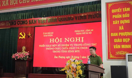 Triển khai thực hiện công tác PCCC và CNCH trên địa bàn xã Đan Phượng.
