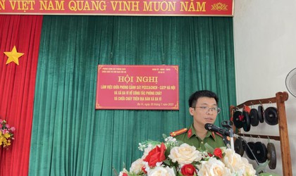 HỘI NGHỊ TRIỂN KHAI THỰC HIỆN NHIỆM VỤ TRỌNG TÂM VỀ CÔNG TÁC PCCC, CNCH SAU KHI THÀNH LẬP CHÍNH QUYỀN ĐỊA PHƯƠNG 2 CẤP VÀ LUẬT PCCC & CNCH CÓ HIỆU LỰC