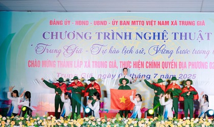 CHƯƠNG TRÌNH NGHỆ THUẬT CHÀO MỪNG THÀNH LẬP XÃ TRUNG GIÃ