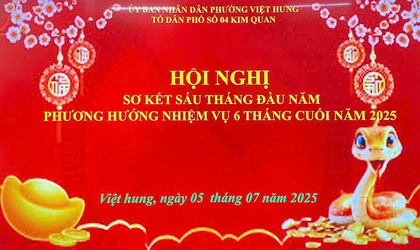 TDP: Tổ chức họp Hội nghị dân chính sơ kết 06 tháng đầu năm và triển khai nhiệm vụ 06 tháng cuối năm 2025