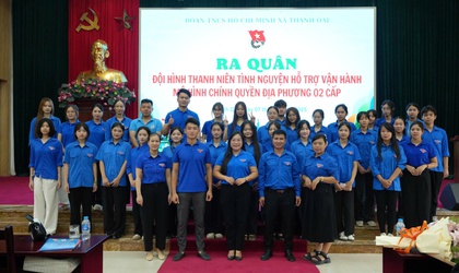 Xã Thanh Oai: 100 thanh niên tình nguyện hỗ trợ vận hành mô hình chính quyền hai cấp