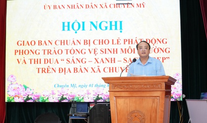 UBND xã Chuyên Mỹ tổ chức lễ phát động phong trào thi đua 