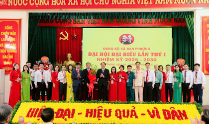 Đại hội đại biểu Đảng bộ xã Đan Phượng lần thứ I, nhiệm kỳ 2025-2030 diễn ra thành công tốt đẹp