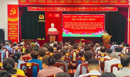 UBND xã Thường Tín phát động phong trào “Bình dân học vụ số” và triển khai một số kế hoạch của ngành Văn hóa - Xã hội