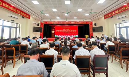 Xã thiên lộc tổ chức hội nghị giao ban Ban chỉ đạo công tác bồi thường, hỗ trợ, tái định cư các dự án