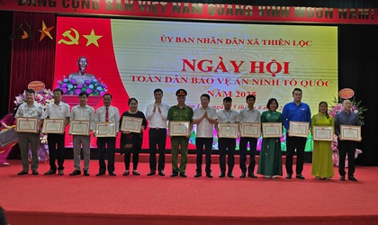 UBND - BCĐ 138 xã Thiên Lộc tổ chức Lễ kỷ niệm 