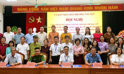 Phường Tây Tựu thành lập Ban chỉ đạo 197 và ký kết Quy chế phối hợp công tác đảm bảo TT ATGT, TTVMĐT, VSMT khu vực trường học