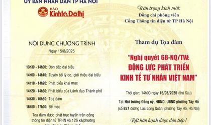 TOẠ ĐÀM NGHỊ QUYẾT 68-NQ/TW: ĐỘNG LỰC PHÁT TRIỂN KINH TẾ TƯ NHÂN VIỆT NAM 