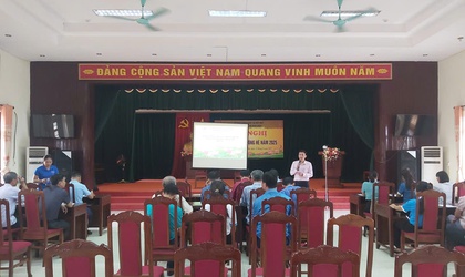 Phòng giao dịch Ngân hàng Chính sách xã hội Ba Vì tổ chức Hội nghị Tập huấn công tác ủy thác cho vay giữa Ngân hàng Chính sách xã hội và các tổ chức chính trị - xã hội