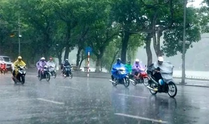 Thời tiết ngày 20/8/2025: Hà Nội và nhiều khu vực trên cả nước mưa dông