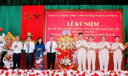 Công an xã Tam Hưng: Gần dân, sát dân, tận tụy vì nhân dân - Dấu mốc xây dựng lực lượng vững mạnh toàn diện trong giai đoạn mới