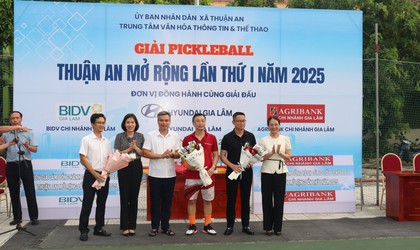 Giải Pickleball xã Thuận An mở rộng lần I năm 2025 thành công tốt đẹp