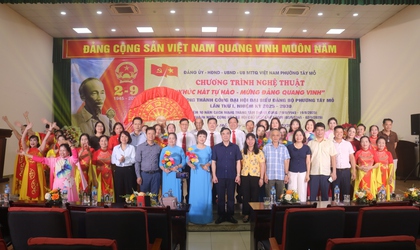 Chương trình nghệ thuật chào mừng thành công Đại hội đại biểu Đảng bộ phường Tây Mỗ lần thứ I, nhiệm kỳ 2025 – 2030