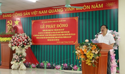 UBND xã Suối Hai phát động phong trào 