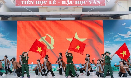 Trường Tiểu học Nam Trung Yên: Bồi đắp tinh thần yêu nước cho học sinh nhân dịp Kỷ niệm 80 năm Cách mạng tháng Tám thành công và Quốc khánh 2/9