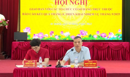 Đảng ủy xã An Khánh giao ban với các tổ chức cơ sở đảng trực thuộc