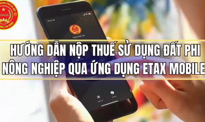 Hoài Đức thu thuế sử dụng đất phi nông nghiệp năm 2025 bằng phương thức điện tử qua eTax Mobile và các hình thức khác không dùng tiền mặt