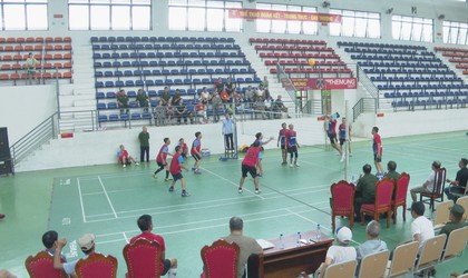 Hội Cựu chiến binh xã Phúc Thịnh tổ chức Giải bóng chuyền hơi năm 2025