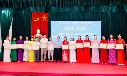 Xã Đại Xuyên: Tổng kết năm học 2024-2025, triển khai nhiệm vụ năm học 2025-2026