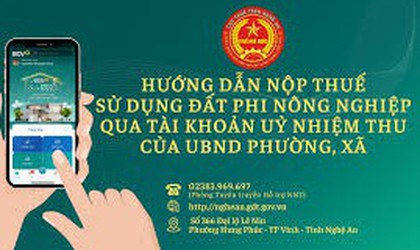 UBND xã Phú Nghĩa thông báo triển khai nộp thuế sử dụng đất phi nông nghiệp năm 2025 bằng phương thức điện tử qua eTax Mobile và các hình thức khác không sử dụng tiền mặt