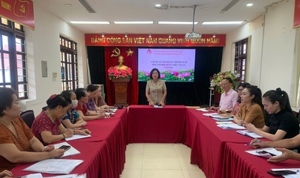 Phường Láng  tập huấn tín dụng chính sách đối với cán bộ Hội đoàn thể phường, tổ chức gặp mặt các Tổ Tiết kiệm và vay vốn 