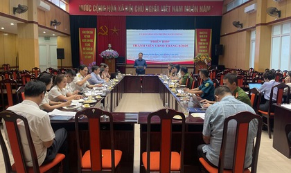 UBND phường Hai Bà Trưng tổ chức phiên họp thành viên UBND phường tháng 8 năm 2025.