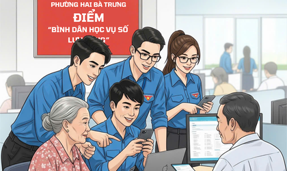 Tổ chức các điểm “Bình dân học vụ số lưu động” và thực hiện Chiến dịch “45 ngày đêm ra quân hỗ trợ hoạt động chuyển đổi số