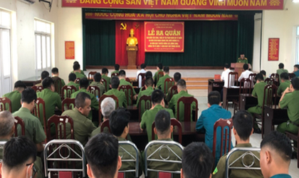 Công an xã Liên Minh: Ra quân Cao điểm tấn công, trấn áp tội phạm