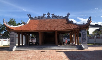 Lễ Gắn biển công trình di tích đình Phú Thứ, xã Ba Vì 