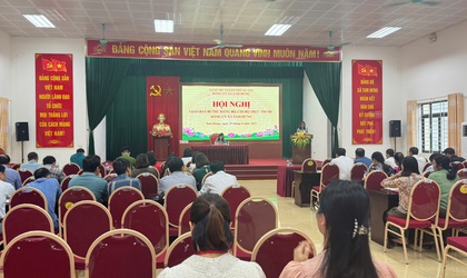 ĐẢNG ỦY XÃ TAM HƯNG TỔ CHỨC HỘI NGHỊ GIAO BAN BÍ THƯ CÁC CHI, ĐẢNG BỘ TRỰC THUỘC