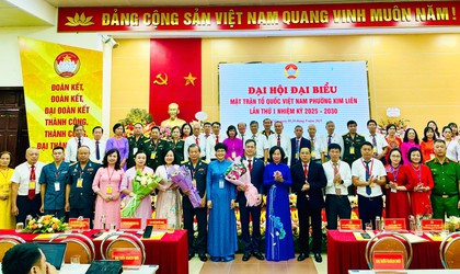 Phường Kim Liên: Đại hội đại biểu Mặt trận Tổ quốc Việt Nam phường Kim Liên lần thứ I, nhiệm kỳ 2025-2030