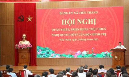 Xã Tiến Thắng: chuyển đổi số là động lực thúc đẩy phát triển toàn diện