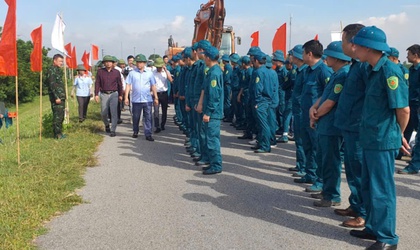 XÃ HÁT MÔN TỔ CHỨC DIỄN TẬP PHÒNG, CHỐNG THIÊN TAI