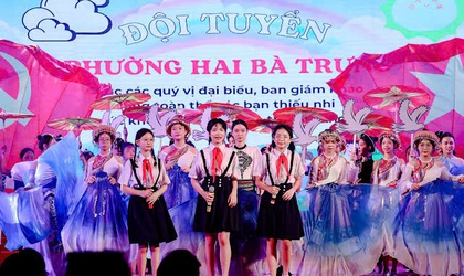 Phường Hai Bà Trưng đoạt giải tại vòng chung khảo 
Hội thi “ Thiếu nhi Thủ đô tuyên truyền sách; Múa hát tập thể và Ca khúc măng non”  với chủ đề “Việt Nam quê hương em”